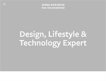 Tablet Screenshot of jannarobinson.com